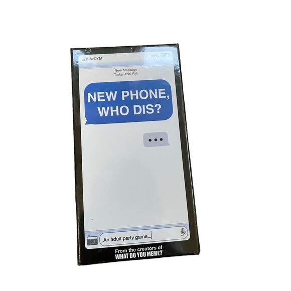New Phone Who Dis? Adult Party Game New - Picture 1 of 4
